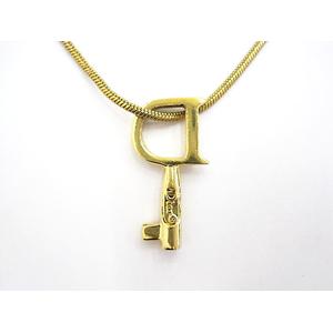 クリスチャンディオール Christian Dior キー モチーフ ネックレス 