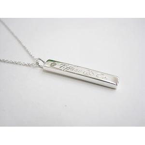 ティファニー TIFFANY & CO. ノーツバー 1P ダイヤ ネックレス 