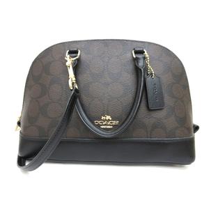 コーチ COACH シグネチャー ミニ シエラ サッチェル 2way ハンドバッグ 