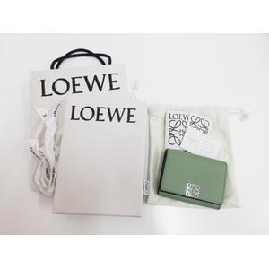 ロエベ LOEWE アナグラム トライフォールド ウォレット 三つ折り