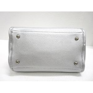 キタムラ Kitamura シルバーレザー 2wayトートバッグ ポーチ付き 美品 