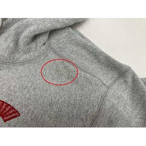 シュプリーム SUPREME S Logo Hooded Sロゴ刺繍 パーカ Small グレー 