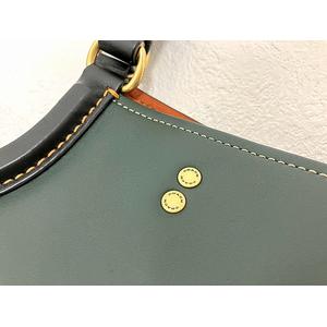 【中古】コーチ COACH グローブタンレザー 2way トートバッグ ダークグリーン 良品 CH592 大容量 本革 カーフ 深緑 コーチ COACH グローブタンレザー 2way トートバッグ ダークグリーン