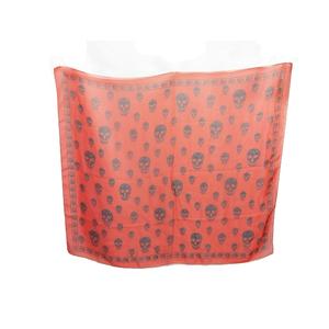 アレキサンダーマックイーン ALEXANDER MCQUEEN スカル柄 大判