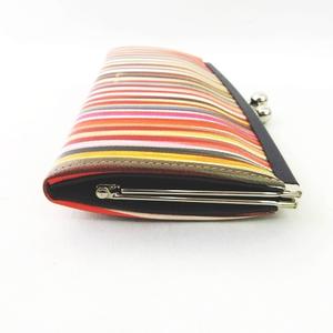 美品 ポールスミス PAUL SMITH がま口 長財布 クロスオーバー 