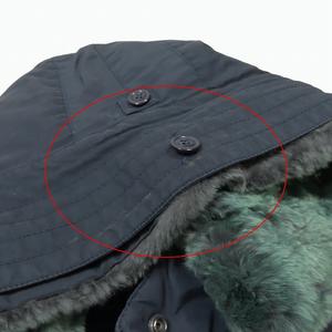 定価25万円 ウールリッチ RAMAR CLOTH ラビットファーダウンコート ウールリッチ WOOLRICH RAMAR CLOTH ダウンコート ミリタリー