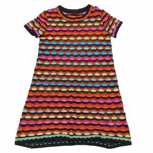 ミッソーニ MISSONI ワンピース チュニック パープル×イエロー×マルチ レディース ニット 2025年最新MISSONI ワンピースの人気アイテム - メルカリ