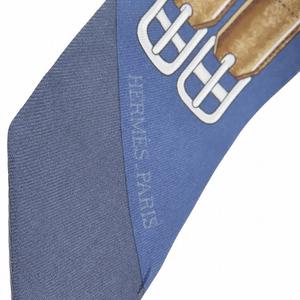 美品 21AW エルメス HERMES シルク100％ ツイリー ナロースカーフ JUMPING ジャンピング ネイビー/5 レディース 