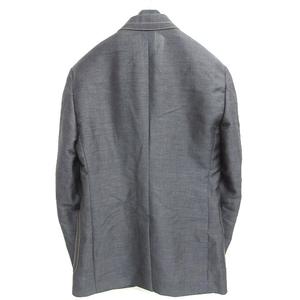 プラダ PRADA テーラードジャケット 背抜き ステッチ 2B モヘア ウール