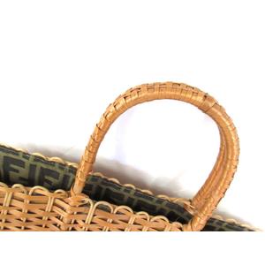 フェンディ FENDI カゴバッグ ハンドバッグ ズッカ柄