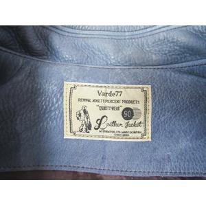 バルデ77 Varde77 Revival 90% Products ダメージレザーショールカラー 