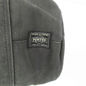 ポーターPORTER ミニボストン　ハンドドラム　スモーキー　美品 極美品】PORTER ポーター スモーキー ミニボストンバッグ