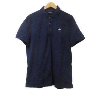 新品 ラコステ LACOSTE ポロシャツ メンズ 定番ワニロゴ 半袖 ネイビー LACOSTE ラコステ オープンカラーポロシャツ PH0084-10 ネイビー