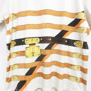 ルイヴィトン 18AW ポップアップストア限定 トランクプリント 半袖 Tシャツ ルイヴィトン 18AW ポップアップストア限定 トランクプリント