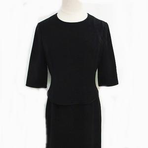 美品 Chloe FORMALフォーマルワンピース ワンピース 7AR S 黒 クロエ Chloe ブラックフォーマル 喪服 礼服 ワンピース