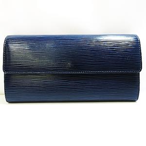 ルイヴィトン LOUIS VUITTON エピ 長財布 ネイビー M60320 楽天市場】ルイヴィトン エピ ポルトフォイユサラ 長財布