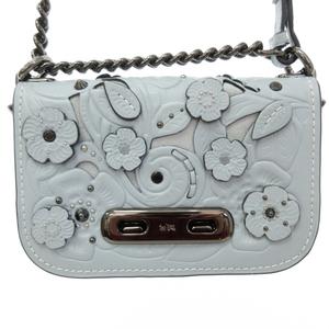 コーチ COACH 美品 スワッガー グラブタンレザー ティーローズ