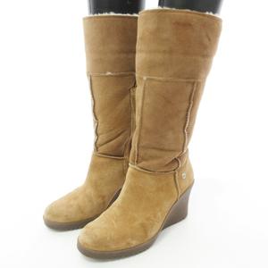 UGG ブラウン ロングブーツ アグ オーストラリア UGG australia ムートン ロングヒールブーツ
