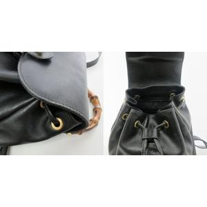 グッチ GUCCI ヴィンテージ バンブー ミニ リュックサック バック  