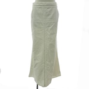 シャネル CHANEL 03C ロングスカート フレア ワンポイントロゴ  