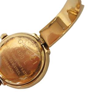 グッチ GUCCI 1400L バングルウォッチ 腕時計 クォーツ 2針 ゴールド