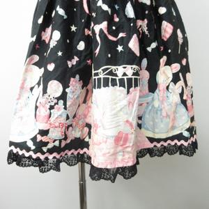 angelic pretty メルヘンタータンリボンスカート　黒×ピンク closetchild-