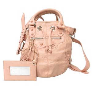 バレンシアガ クラシック ミニポンポン ハンドバッグ 2way バレンシアガ クラシック ミニポンポンカバード レザー 2WAYショルダー