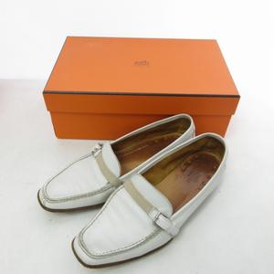 エルメス HERMES パンプス ローファー フラットシューズ