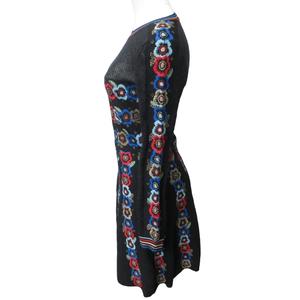 ヴァレンティノ ヴァレンチノ VALENTINO フラワーニットワンピース  