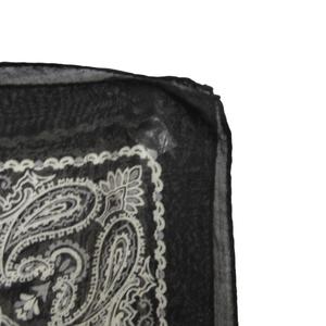 サンローラン　カシミヤ　ストール　大判 サンローラン パリ SAINT LAURENT PARIS ストール バンダナ 大判