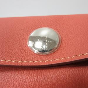 美品◇エルメス ペンケース メイクポーチ カーフレザー ブラウン □A刻印 文具 HERMES エルメス ペンケース 型押し レザー ス ブラウン 筆記