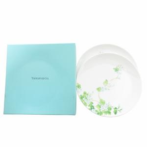 専用　新品未使用　ティファニー リーフ プレート お皿2枚セット ティファニー TIFFANY & CO. 美品 リーフ デザートプレート 二枚