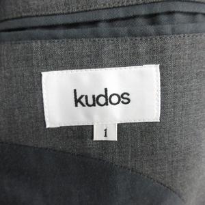 クードス kudos 美品 20SS OPTICAL ILLUSION JACKET ウール テーラード