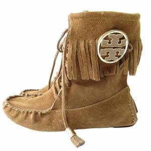 トリーバーチ TORY BURCH 美品 ショートブーツ ブーティ スエード 