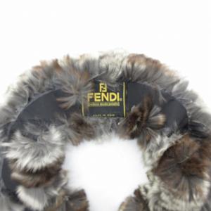 フェンディ FENDI 美品 チンチラファー マフラー ストール