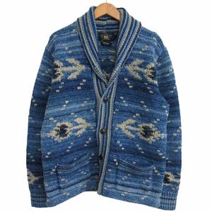 ダブルアールエル RRL RALPH LAUREN ラルフローレン 美品 HAND KNIT 