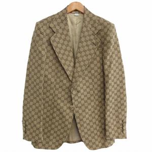 グッチ GUCCI 美品 19AW GG Canvas Jacket キャンバスジャケット