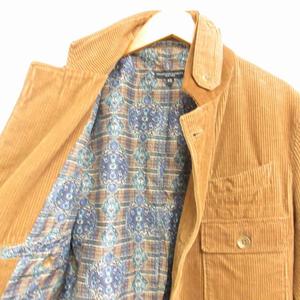 allureville コーデュロイ エルボーパッチ テーラードジャケット 2 シアーオーガンジージャケット （テーラードジャケット