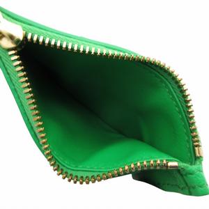 未使用BOTTEGA VENETAカードケースマネークリップ　グリーン BOTTEGA VENETA ボッテガヴェネタ マネークリップ/2つ折り財布