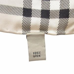 バーバリー BURBERRY 極美品 ノバチェック シルク スカーフ 犬柄