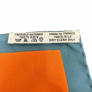 エルメス HERMES 美品 カレ90 PARURES DES SABLES 砂漠のアクセサリー スカーフ シルク ショール 大判 オレンジ ☆AA★ レディース
