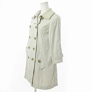 ミューニック Munich トレンチコート ジャケット S ベージュ 0421 IBO70 レディース