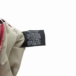 未使用品 エルメス HERMES ボリードポーチ ロングルージュ シルク コットン 小物入れ ルビー STK レディース