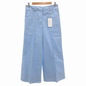 チノ CINOH Twill Baggy Pants ワイドパンツ チノパン 38 水色 ブルー /FF レディース