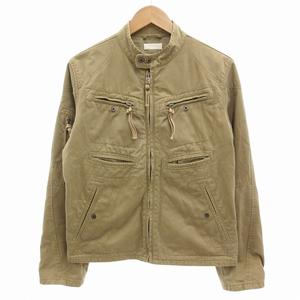 ディーゼル DIESEL Y2K シングルライダース型 ブルゾン ジャケット M ベージュ /FF IBO76 メンズ
