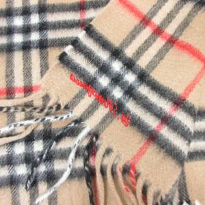 バーバリー BURBERRY 美品 スコットランド製 カシミヤ100％ マフラー ノバチェック ストール フリンジ IBO76 メンズ レディース