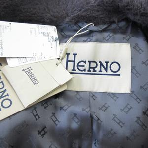 未使用品 ヘルノ HERNO 24AW タグ付 SOFT FAUX FUR COAT フェイク 