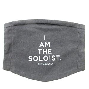 未使用品 タカヒロミヤシタザソロイスト TAKAHIRO MIYASHITA The Soloist. signature face mask シグネチャーフェイスマスク ホワイトロゴ プリント 黒 ブラック 0909 メンズ レディース