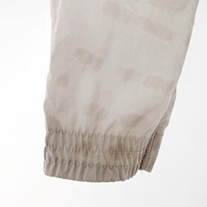 ナイキ NIKE DRI-FIT ハーフジップ ウインドブレーカー ウインドジャケット プルオーバー 総柄 M ライトグレー 0915 レディース