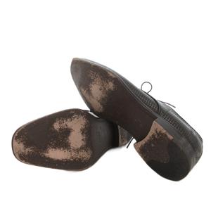 ヒューゴボス HUGO BOSS ビジネスシューズ 編み込みレザー 外羽根 7.5